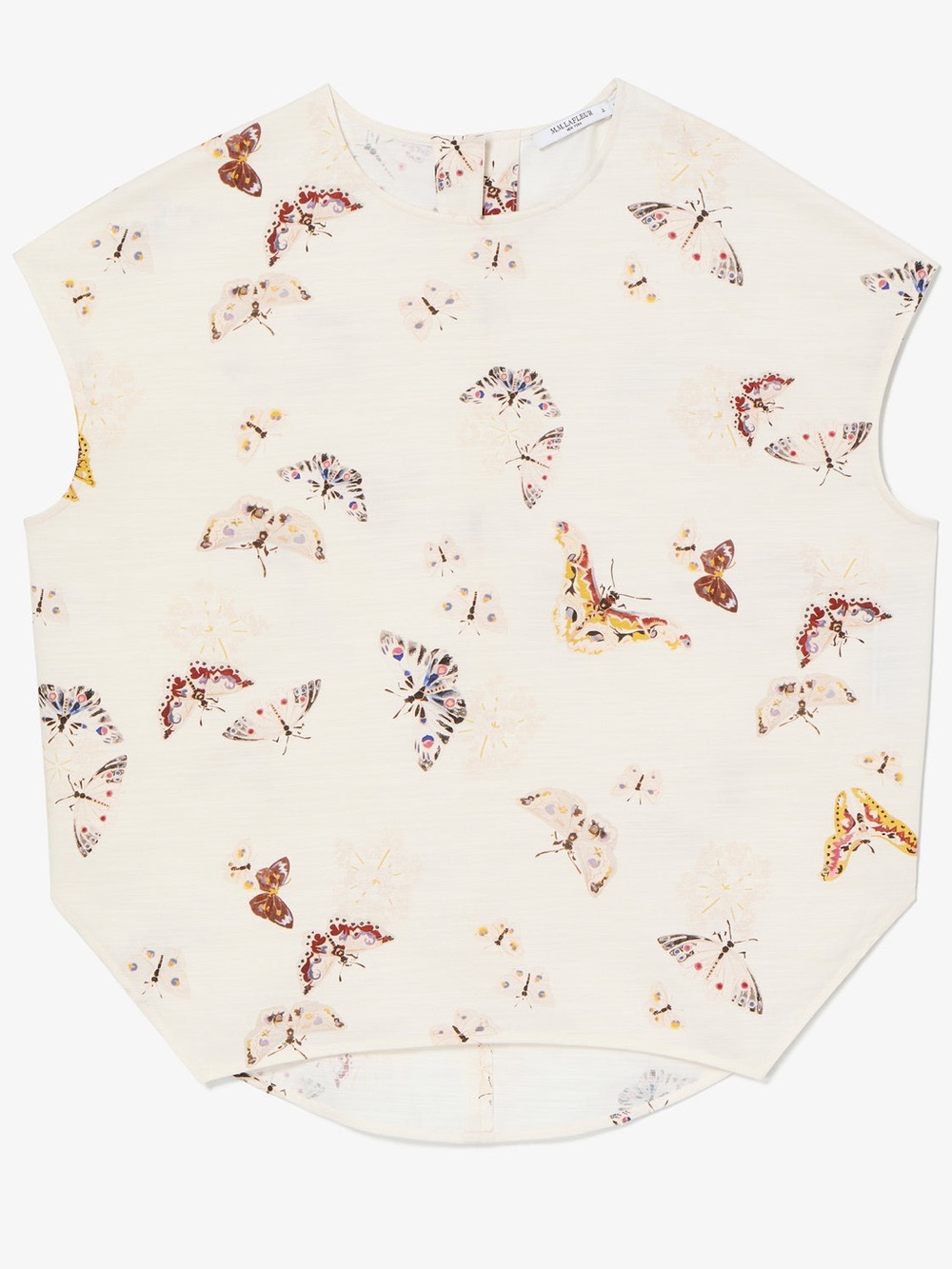 MM Lafleur The Didion Drape Top - Airy Cotton